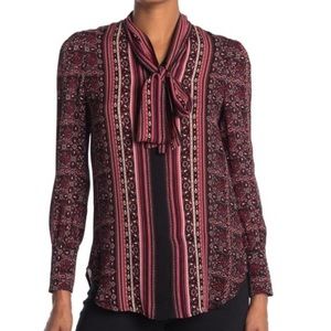 A.L.C. Leslie silk blouse tie front 0. Perfect condition and newly dry cleaned